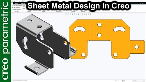 Sheetmetal Design using Creo Parametric